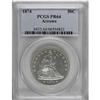 Image 3 : 1874 50C Arrows PR64 PCGS