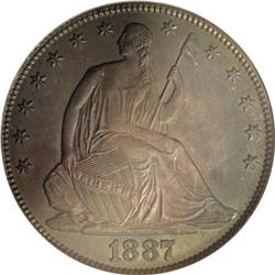 1887 50C PR64 PCGS