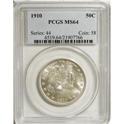 1910 50C MS64 PCGS