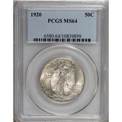 1920 50C MS64 PCGS