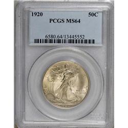 1920 50C MS64 PCGS