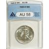 Image 1 : 1920-D 50C AU58 ANACS