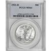 Image 3 : 1921-D 50C MS64 PCGS