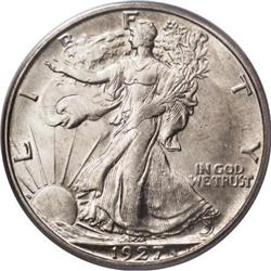 1927-S 50C MS64 PCGS