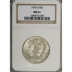 1933-S 50C MS61 NGC