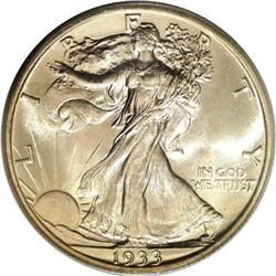 1933-S 50C MS66 PCGS