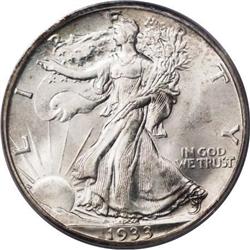 1933-S 50C MS66 PCGS