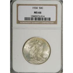 1934 50C MS66 NGC