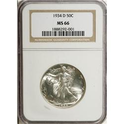 1934-D 50C MS66 NGC