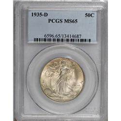 1935-D 50C MS65 PCGS