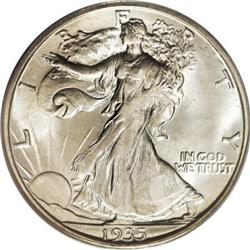 1935-S 50C MS65 PCGS