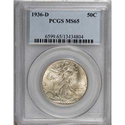 1936-D 50C MS65 PCGS