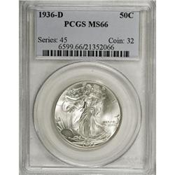 1936-D 50C MS66 PCGS