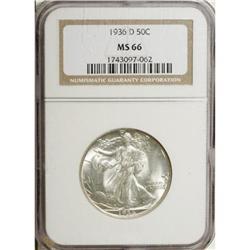 1936-D 50C MS66 NGC
