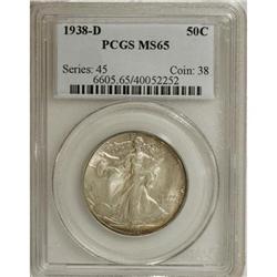 1938-D 50C MS65 PCGS
