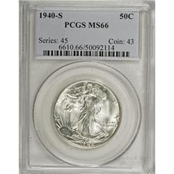 1940-S 50C MS66 PCGS