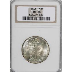 1941 50C MS68 NGC