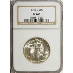 1941-D 50C MS66 NGC