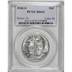 1941-S 50C MS65 PCGS