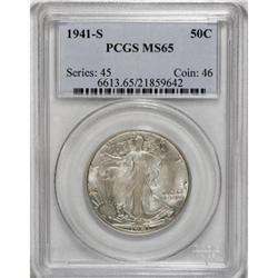 1941-S 50C MS65 PCGS