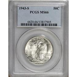1943-S 50C MS66 PCGS