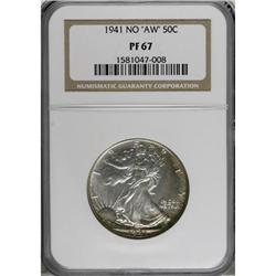 1941 50C PR67 NGC