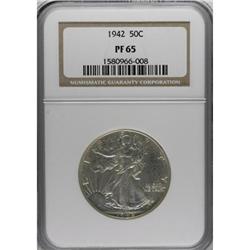 1942 50C PR65 NGC