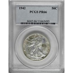 1942 50C PR66 PCGS