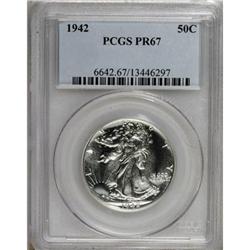 1942 50C PR67 PCGS