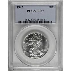 1942 50C PR67 PCGS