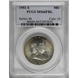 1951-S 50C MS66 Full Bell Lines PCGS