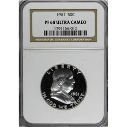 1961 50C PR68 Ultra Cameo NGC