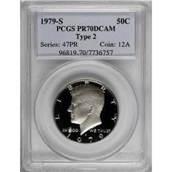 1979-S 50C Type Two PR70 Deep Cameo PCGS