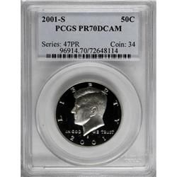 2001-S 50C Clad PR70 Deep Cameo PCGS