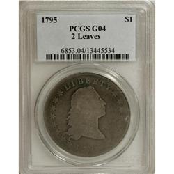 1795 $1 Flowing Hair Good 4 PCGS B-1, BB-21