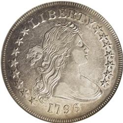 1796 $1 LD, SL XF45 Details ANACS B-5