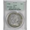 Image 3 : 1798 $1 Small Eagle, 13 Stars VF20 PCGS