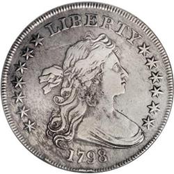 1798 $1 Large Eagle XF45 ANACS
