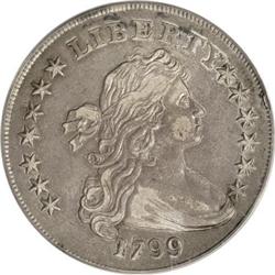 1799 $1 Irregular Date XF40 PCGS B-15