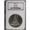 Image 3 : 1848 $1 AU58 NGC
