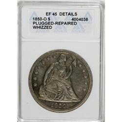 1850-O $1 XF45 Details ANACS