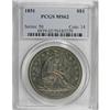Image 3 : 1851 $1 MS62 PCGS