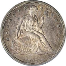 1854 $1 MS63 ANACS