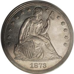 1873 $1 PR61 PCGS