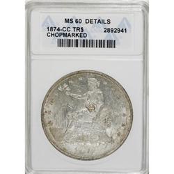 1874-CC T$1 MS60 ANACS