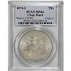 Image 3 : 1874-S T$1 Chop Mark MS64 PCGS