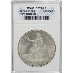 1875-CC T$1 MS60 Details ANACS