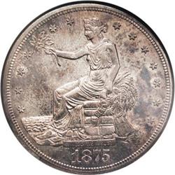 1875-S/CC T$1 MS63 NGC