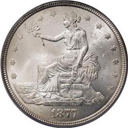 1877 T$1 MS64 PCGS