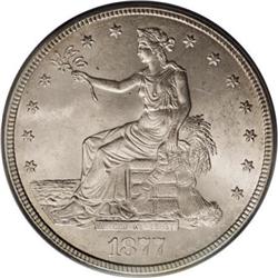 1877-S T$1 MS64 PCGS